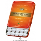 Mint Savor Kosher Sugar Free Long Lasting Tangerine Mints 30 Mints