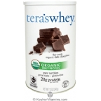 Tera’s Whey Kosher Organic Protein Powder Dairy Fair Trade - Dark Chocolate  12 OZ