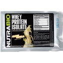 NutraBio Kosher 100% Whey Protein Isolate Alpine Vanilla Dairy - To-Go-Pack 1 oz