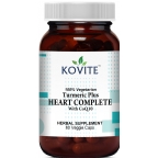Kovite Kosher Turmeric Plus Heart Complete With Coenzyme Q10 60 Vegetable Capsules 