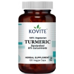 Kovite Kosher Turmeric Root Extract 450 mg Standardized 95% Curcumin 120 Vegetable Capsules 