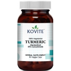 Kovite Kosher Turmeric Root Extract 450 mg Standardized 95% Curcumin  60 Vegetable Capsules 