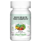 Maxi Health Kosher Maxi Two Complete Multi Vitamin & Mineral 60 MaxiCaps