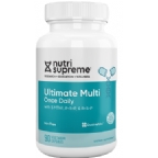 Nutri-Supreme Research Kosher Ultimate Multi One Daily With 5 MTHF & P-5-P Iron Free 90 Vegetarian Capsules