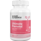 Nutri-Supreme Research Kosher Ultimate Prenatal 1-A-Day Caps with Folate  60 Vegetarian Capsules