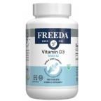 Freeda Kosher Vitamin D3 1000 IU 100 Tablets