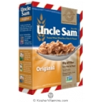 Uncle Sam Kosher Toasted Whole Wheat Berry Flakes & Flaxseed Original Cereal 10 OZ