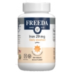 Freeda Kosher Iron 29 mg (Ferrous Fumarate ) Easily Absorbed 100 Tablets