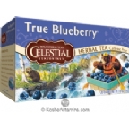Celestial Seasonings Kosher True Blueberry Herbal Tea Caffeine Free 20 Tea Bags