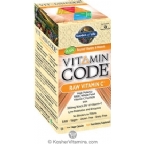 Garden of Life Kosher Vitamin Code RAW Vitamin C  60 Capsules