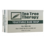 Tea Tree Therapy Vegetable Base Bar Soap With Tea Tree Oil 3.9 oz