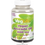 VegLife Vegan Avocado Oil 1000 Mg Vegan Suitable Not Certified Kosher 90 Vegan Softgels
