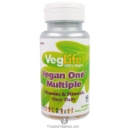 VegLife Vegan One  Multiple Iron Free Vegan Suitable Not Certified Kosher 60 Tablets