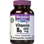 Bluebonnet Kosher Vitamin B6 200 Mg 90 Vegetable Capsules