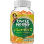 Uncle Moishy Kosher Vitamin C 250 mg  - Orange Flavor  60 Gummies