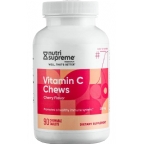 Nutri-Supreme Research Kosher Vitamin C Chews 250 Mg Cherry Flavor 90 Wafers