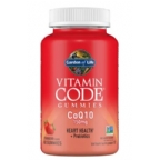 Garden of Life Kosher Vitamin Code CoQ10 Coenzyme Q-10 Gummies - Strawberry Flavor 60 Gummies