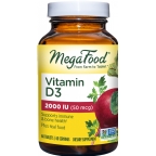 MegaFood Kosher Vitamin D3 2000 IU  60 Tablets