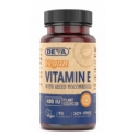 Deva Nutrition Vegan Vitamin E With Mixed Tocopherols 400 IU Not Certified Kosher 90 Vegan Capsules 