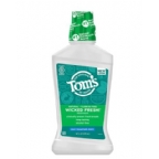 Toms Of Maine Kosher Mouthwash Long-Lasting Wicked Fresh! Cool Mountain Mint 16 fl oz