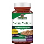Natures Answer Standardized White Willow Bark Extract Vegetarian Suitable not Certified Kosher 60 Vegetable Capsules