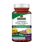 Natures Answer Standardized White Willow with Feverfew Vegetarian Suitable not Certified Kosher 60 Capsules