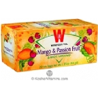 Wissotzky Tea Kosher Magic Garden Fruit & Herbal Tea Mango & Passion Fruit Caffeine Free - Passover 20 Bags