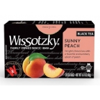 Wissotzky Tea Kosher Sunny Peach Tea - Passover 25 Tea Bags
