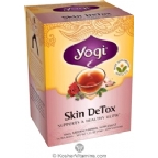 Yogi Tea Kosher Organic Herbal Skin Detox Pack Of 6 16 Tea Bags
