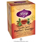 Yogi Tea Kosher Vanilla Spice Perfect Energy Pack of 6 16 Tea Bags