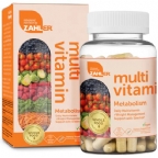 Zahlers Kosher Whole Food Daily Multi Vitamin & Mineral + Metabolism 60 Capsules