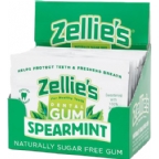 Zellies Kosher Xylitol Dental Gum - Spearmint 12 Pack