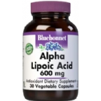 Bluebonnet Kosher Alpha Lipoic Acid 600 mg 30 Vegetable Capsules
