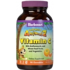 Bluebonnet Kosher Super Earth Rainforest Animalz Vitamin C Chewable Orange Flavor 90 Chewable Tablets