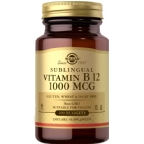 Solgar Kosher Vitamin B12 1000 Mcg Sublingual Cherry Flavor 100 Nuggets