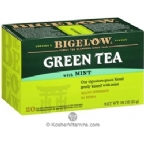 Bigelow Kosher Green Tea with Mi 20 Tea Bags