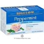 Bigelow Kosher Peppermint Herbal Tea Caffeine Free - Passover 20 Tea Bags