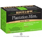 Bigelow Kosher Plantation Mint Black Tea 20 Tea Bags
