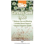 Bio Nutrition Caraway Seed 1,000 mg Vegetarian Suitable Not Certified Kosher       60  Vegetarian Capsules 