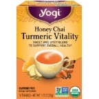 Yogi Tea Kosher Honey Chai Turmeric Vitality 16 Tea Bags