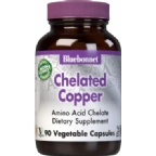 Bluebonnet Kosher Albion Chelated Copper 3 mg 90 Vegetable Capsules