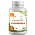 Zahlers Kosher Cider + Fiber - Apple Cider Vinegar & Sunfiber  60 Capsules