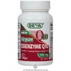 Deva Nutrition Coenzyme Q10 100 mg Vegitarian Not Certified Kosher 90 Tablets