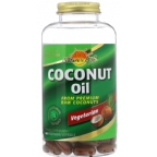 Natures Life Coconut Oil Vegetarian Suitable Not Certified Kosher 180 Vegan Softgel