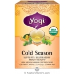 Yogi Tea Kosher Cold Season Tea 16 Tea Bags