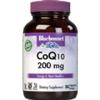 Bluebonnet Coenzyme Q-10 200 mg Vegetarian Suitable not Certified Kosher 30 Softgels