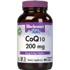 Bluebonnet Coenzyme Q-10 200 mg Vegetarian Suitable not Certified Kosher 60 Softgels