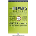 Mrs. Meyer’s Clean Day Lemon Verbena Dryer Sheets 80 Sheets