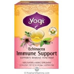 Yogi Tea Kosher Organic Echinacea Immune Support Tea 16 Tea Bags