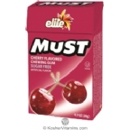 Elite Kosher Must Chewing Gum Cherry Flavor Sugar Free 1 OZ